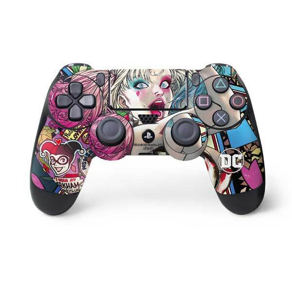 DC Comics Harley Quinn PS4 Controller Skin - Colorful Harley Quinn