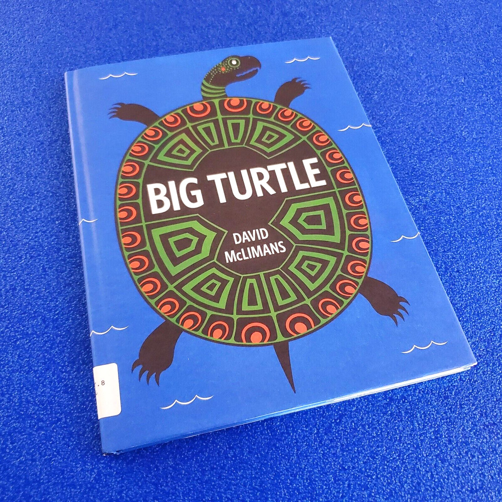 Big Turtle Hardcover Folklore Children's Story Book Free Shipping Fiction