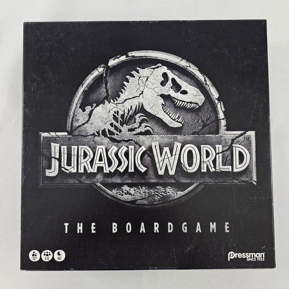Jurassic Park World The Board Game 12+ MANAGE YOUR OWN PARK!! Complete READ⬇