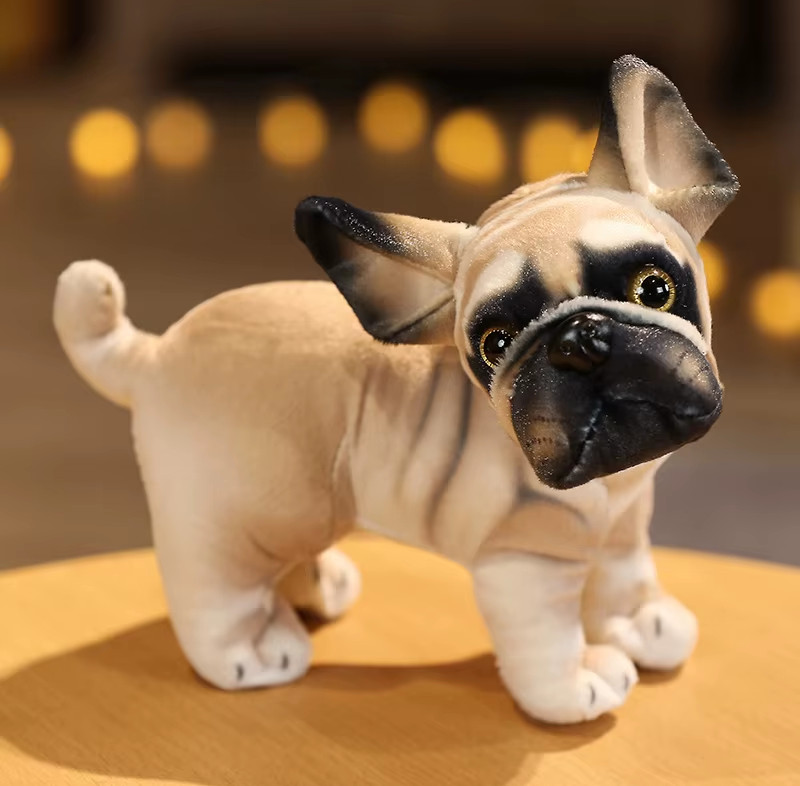 Baby Stand Bulldog Dog 7 Inch Stuffed Animal Plush Toys Toddler Doll Kids Gifts