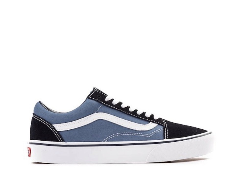 Vans Old Skool Skate Shoe - Navy / White used excellent condition size 9