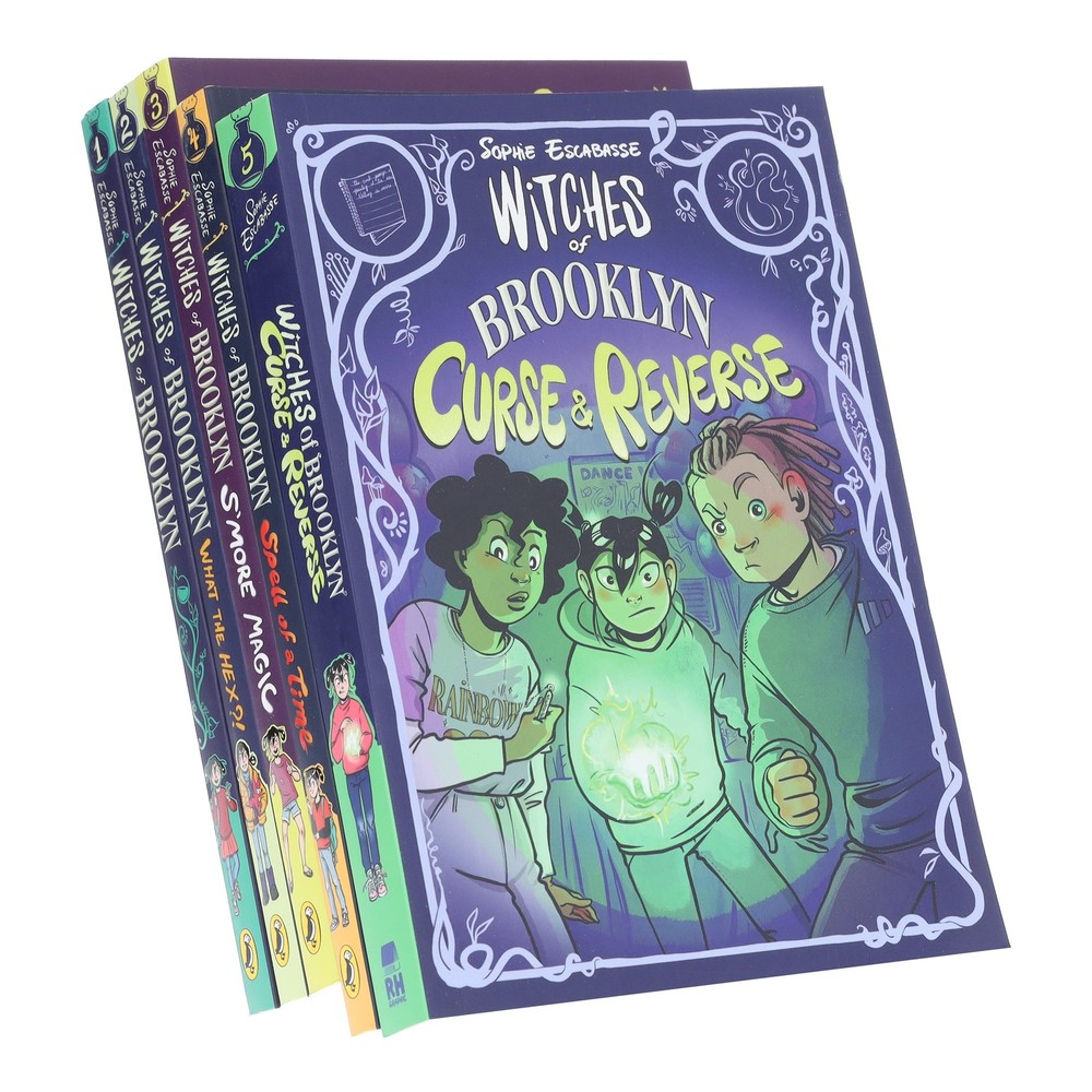 Witches of Brooklyn Graphic Novel Series by Sophie Escabasse 5 Books - Ages 7-14