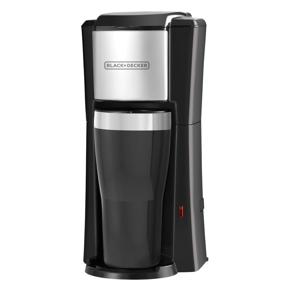 Single Serve Coffeemaker, Compact Design, Black - Ideal for Small Spaces