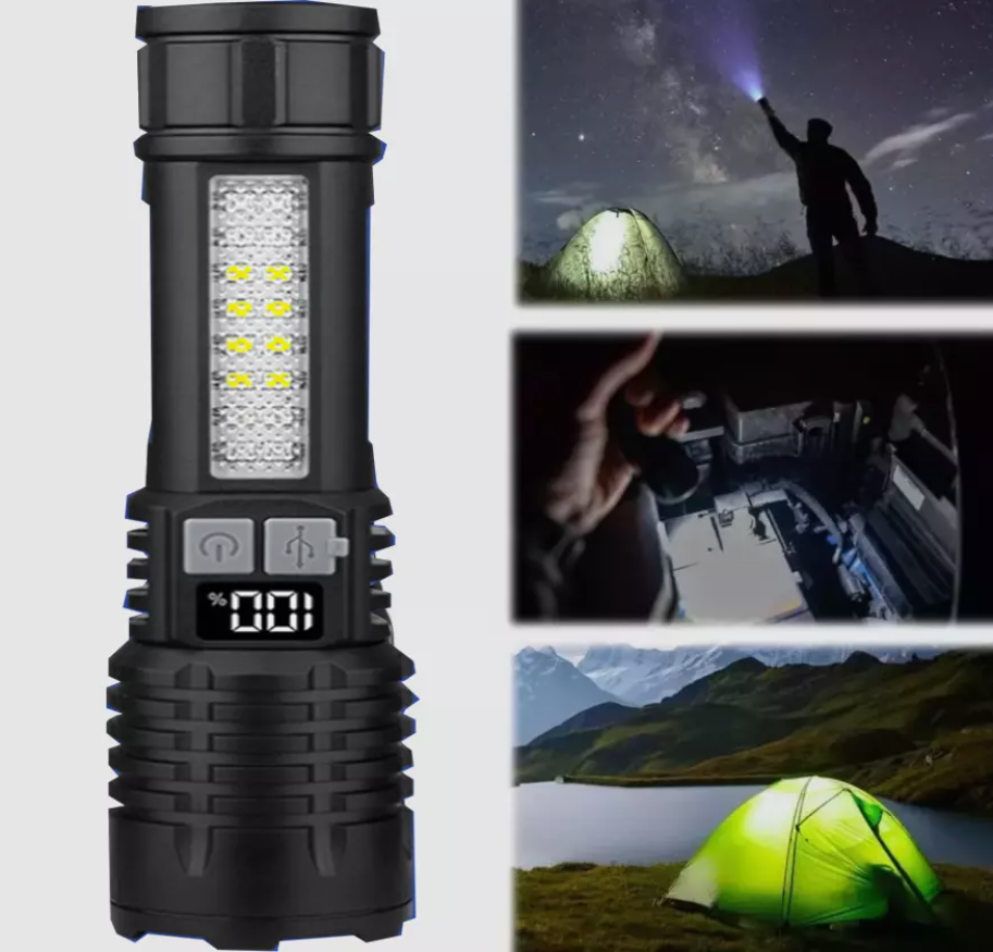 2x990000000Lumen Super Bright LED Flashlight Tactical Rechargeable Lights**US*