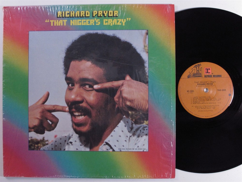 RICHARD PRYOR That N*gger's Crazy REPRISE LP VG+ SHRINK c