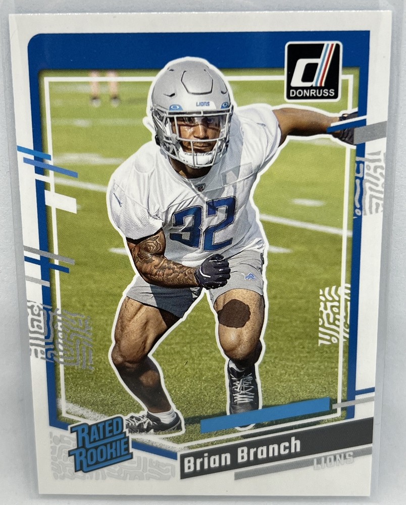 2023 Donruss Optic Rated Rookie Brian Branch RC Detroit Lions #328