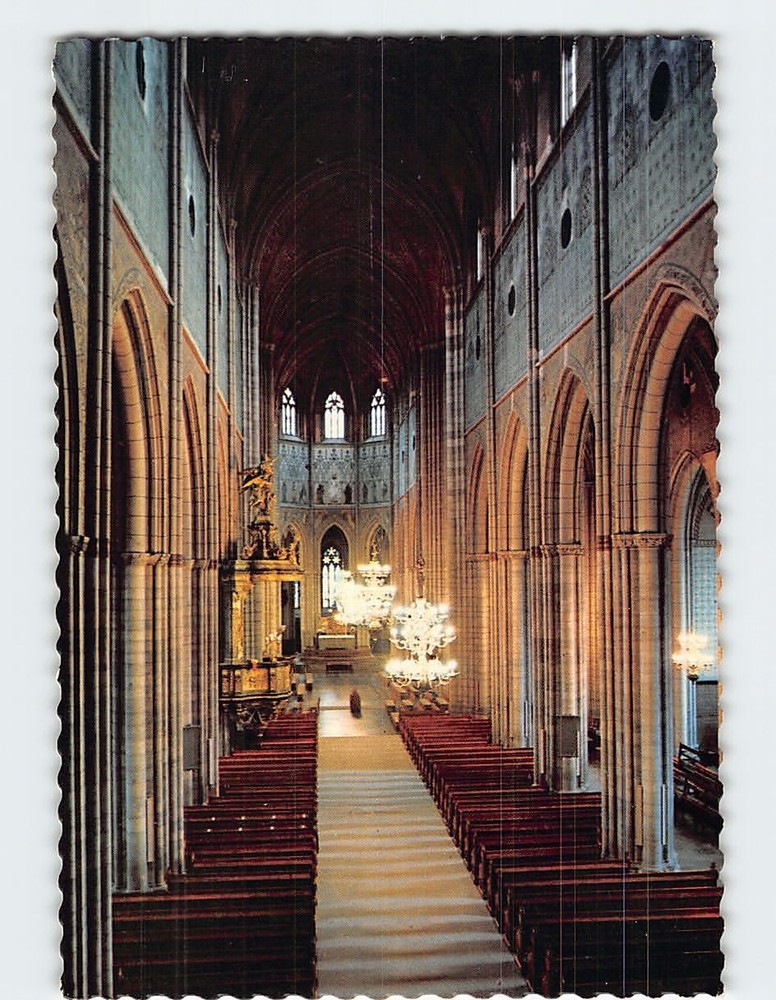 Postcard The Cathedral Uppsala Sweden