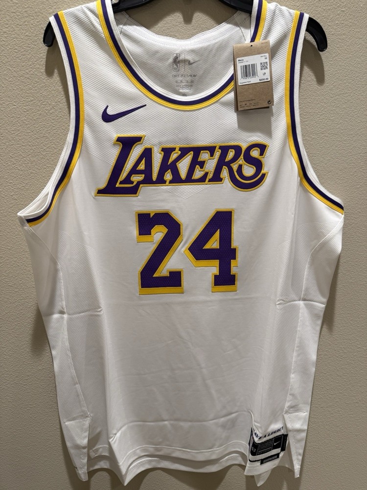 Nike NBA Limited Lakers Kobe Bryant Authentic Association Jersey Size 52 Xl