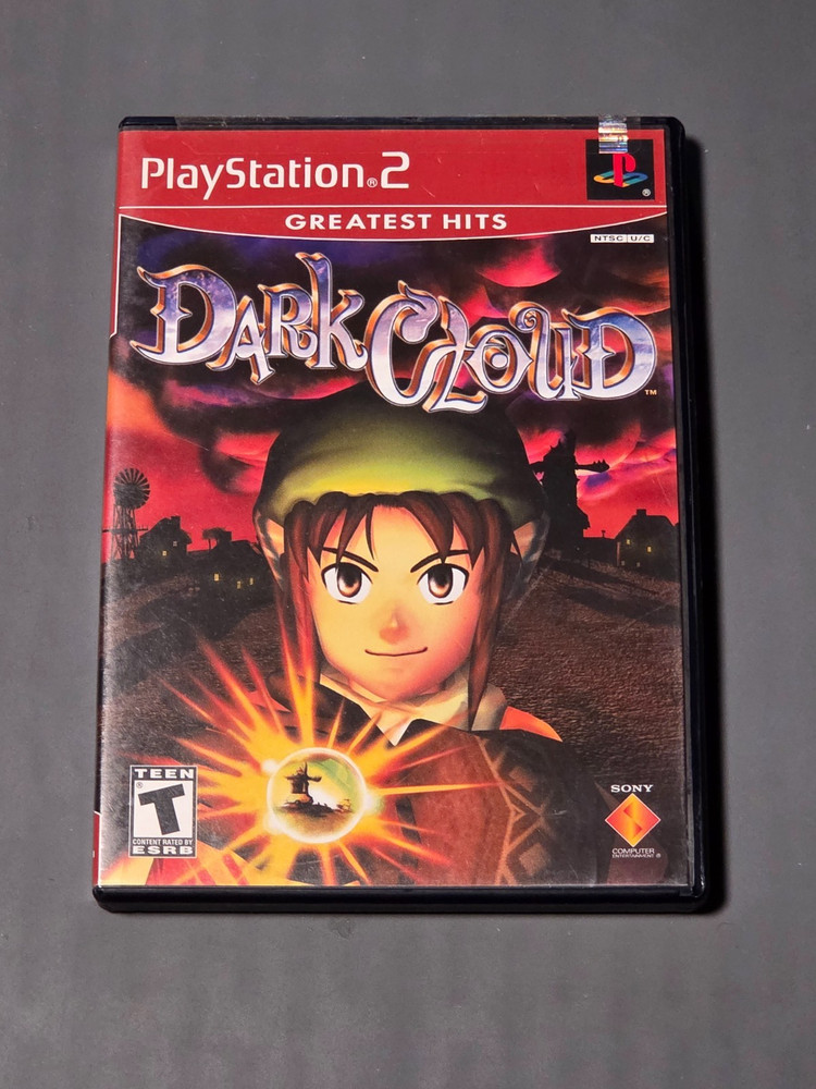 Retro Playstation 2 PS2 Dark Cloud Hits CiB w/ Reg Card- Tested & Working