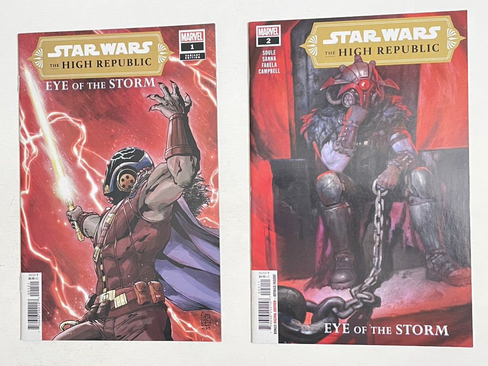 Marvel STAR WARS HIGH REPUBLIC EYE OF THE STORM COMPLETE SET # 1-2 VF/NM 2022
