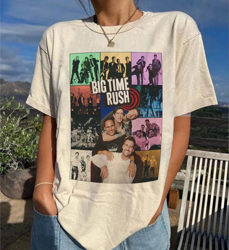 Big Time Rush 2025 Tour T-Shirt Merchandise