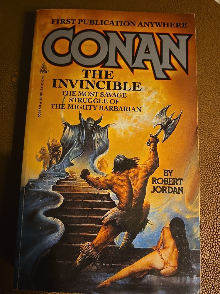 Conan The Invincible Robert Jordan TOR Fantasy PB First ED 1982