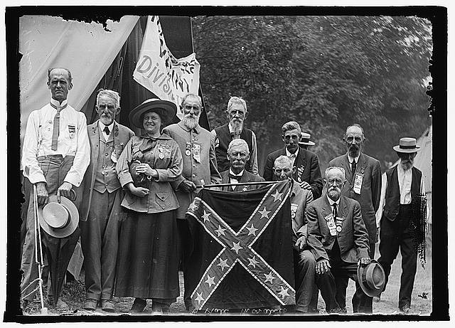 Gettysburg Pa C.S.A. Veterans 1913 Confederate Reunion Group Portrait