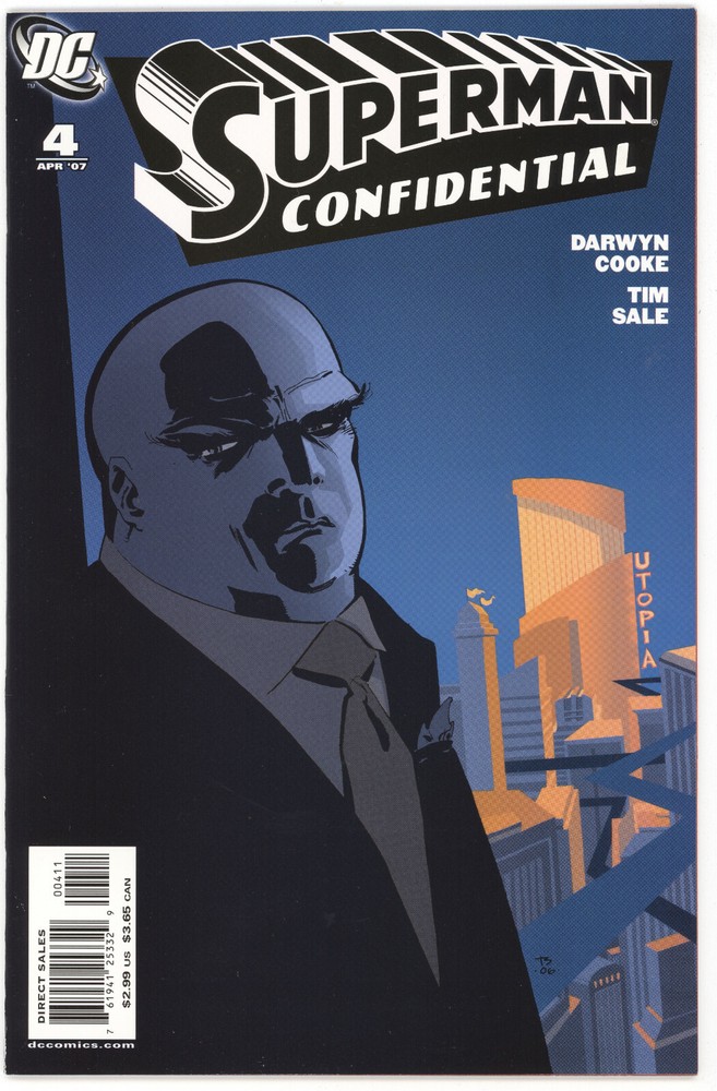 Superman Confidential 4 DC 2007 NM- Signed Darwyn Cooke