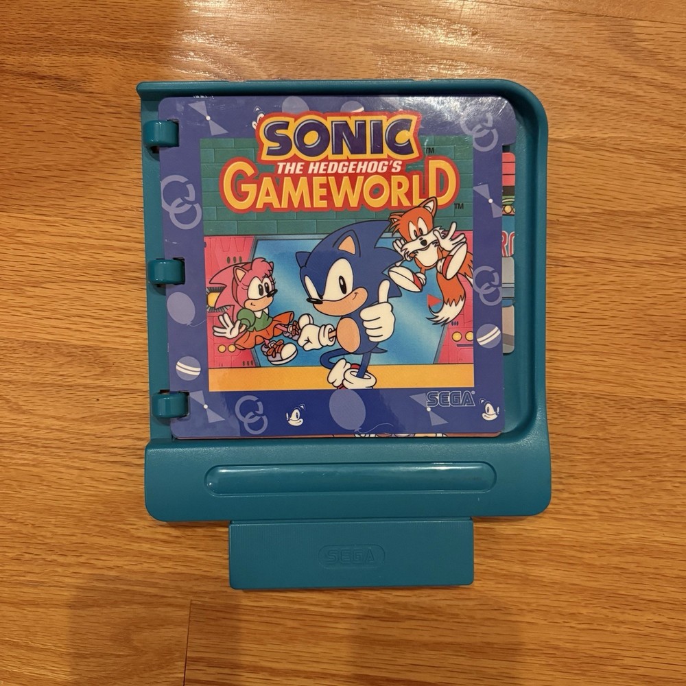 Sonic the Hedgehog's GameWorld (Sega Pico, 1994) Authentic Cartridge  UnTested