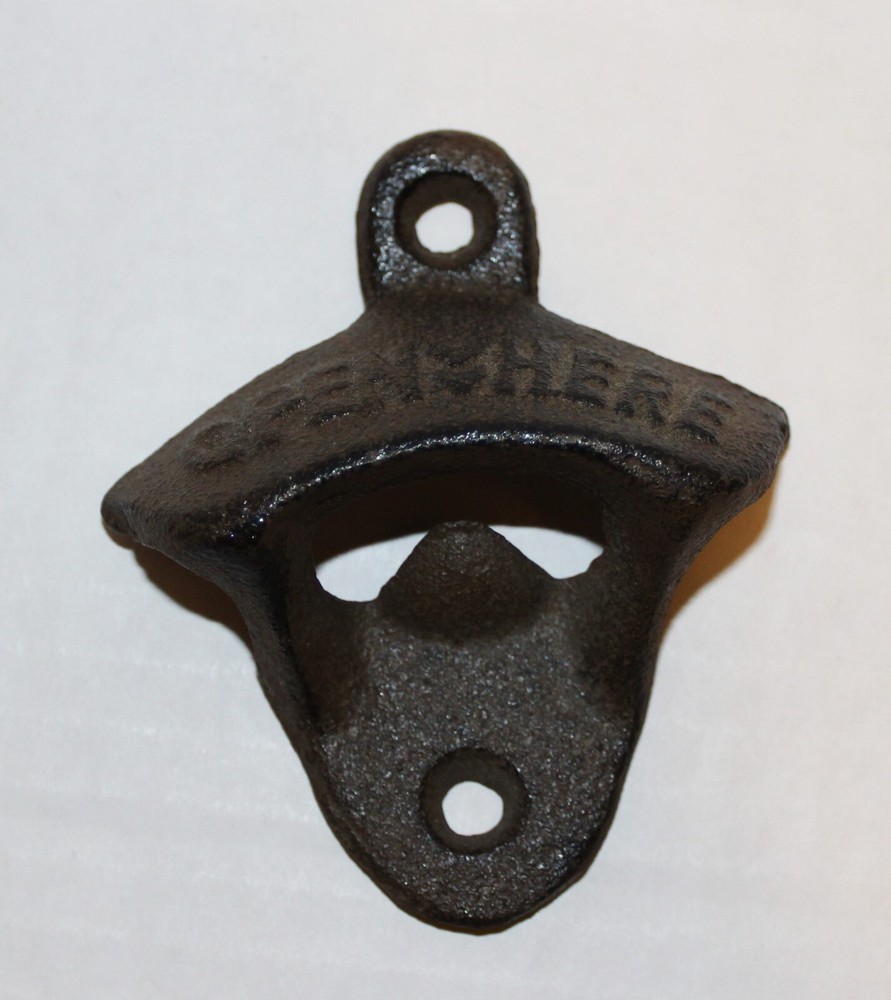 Non-mechanical Metal Bottle Opener Wall Mount 