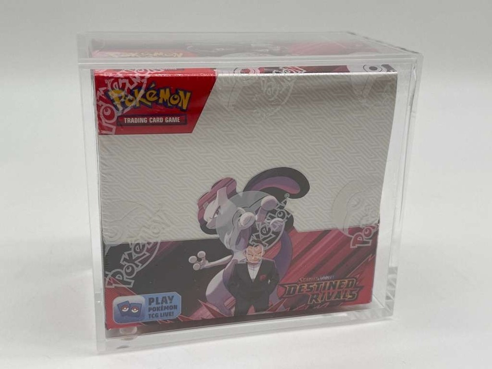Pokemon TCG Destined Rivals Booster Box SEALED with Acrylic CasePROBSTEIN is actively accepting consignments !!