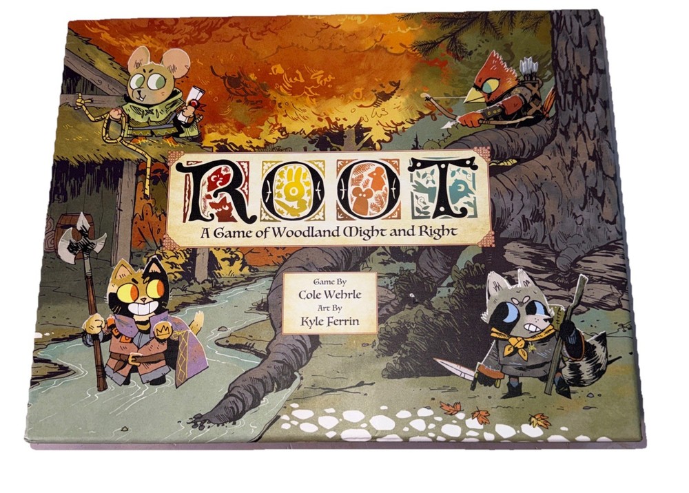 Root Woodland Might & Right Strategy Board Game 2024 Base Leder COMPLETE