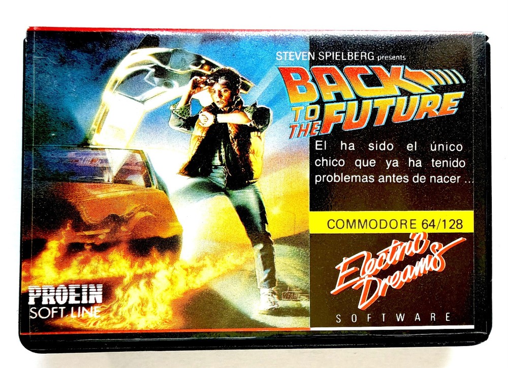 Back to the Future Commodore 64/128 Complete Video Game Good Condition