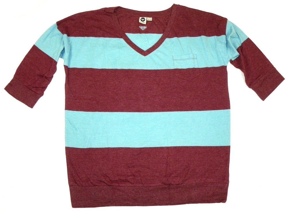 Small Junior Women's ROXY Elbow Sleeve Pocket Tee Shirt