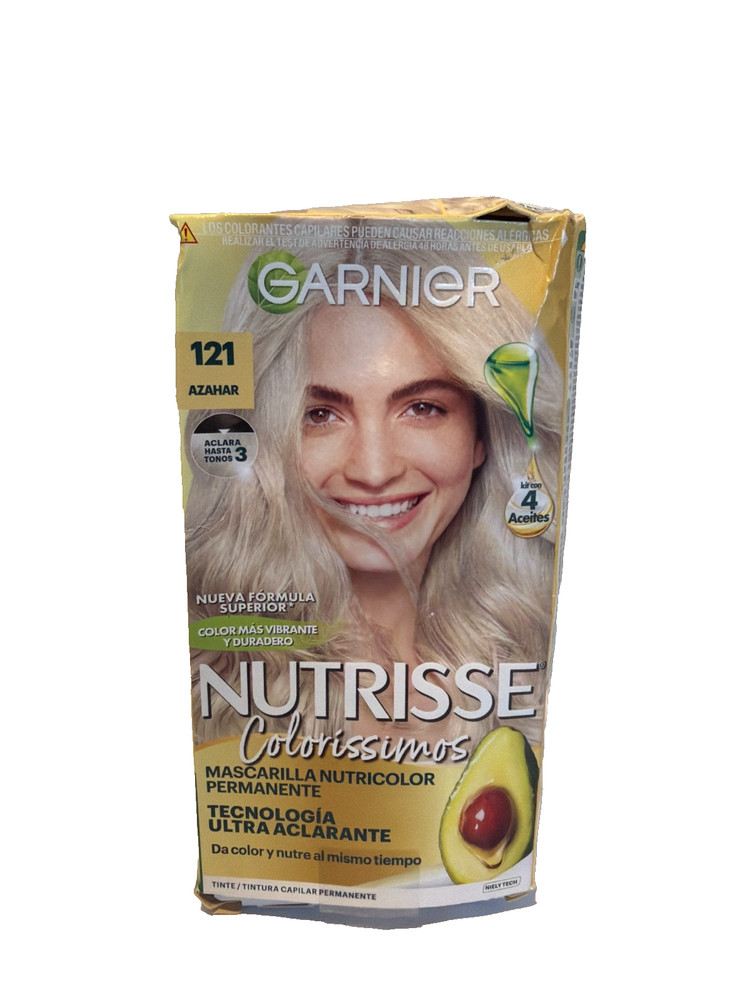 Garnier Nutrisse Nourishing Permanent Color Creme, 121 Orange Blossom