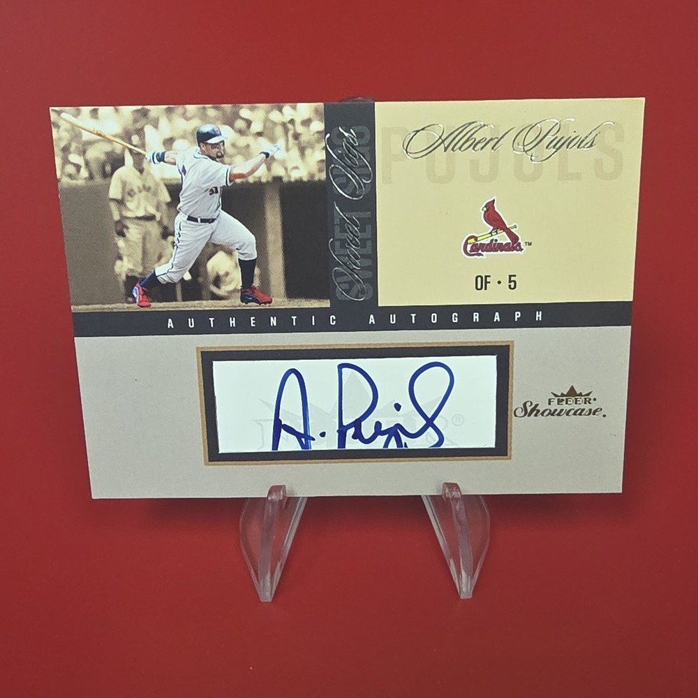 2004 Fleer Showcase Albert Pujols Sweet Sigs /250 Auto St. Louis Cardinals