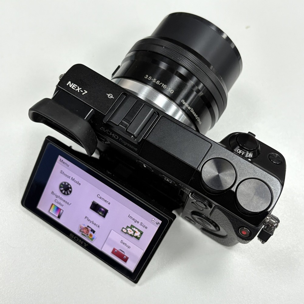 Sony Alpha NEX-7 24.3 MP Mirrorless Digital Camera W/ 16-50mm lens Black