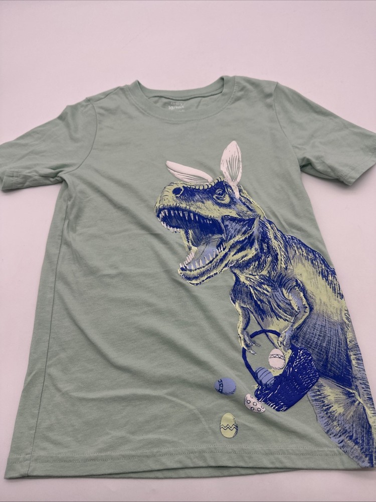 Carters T-Shirt Youth Boys Size 10/10A Green Light Graphic Print.#28493