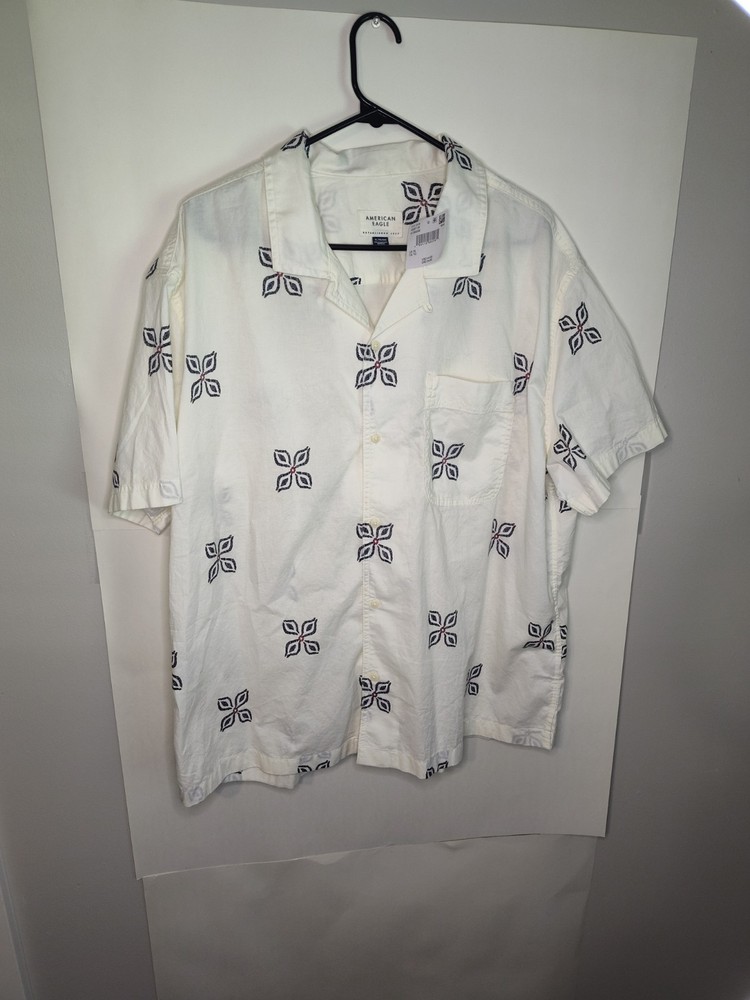 American Eagle Outfitters Men's Short Sleeve Polo Shirt Size XL