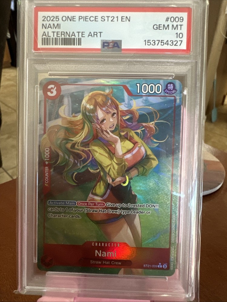 Nami Alt Art ST21-009 Starter Deck EX: Gear 5 Foil PSA 10 Alternate Art