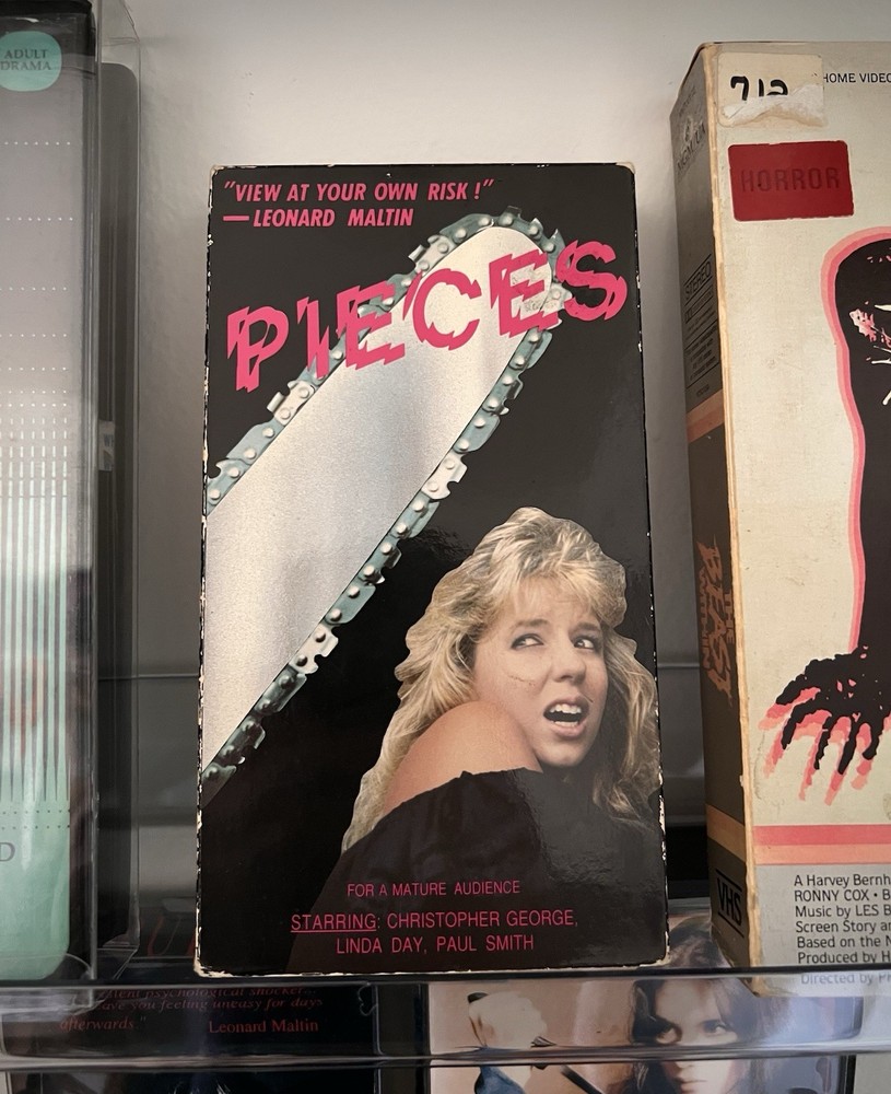 Pieces VHS 1982 Horror EDDE Entertainment Video OOP