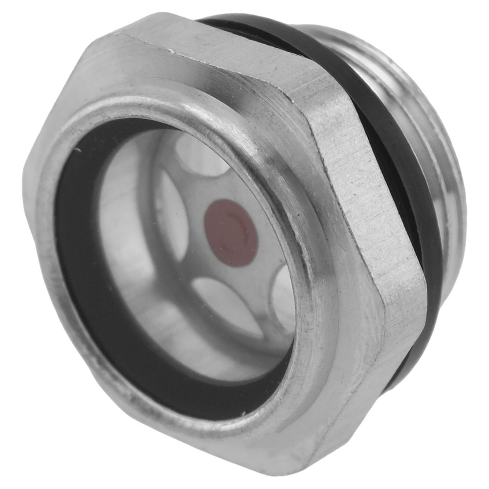 Accurate Oil Sight Glass 34 NPT Aluminum Ensure Smooth Equipment Operations-image