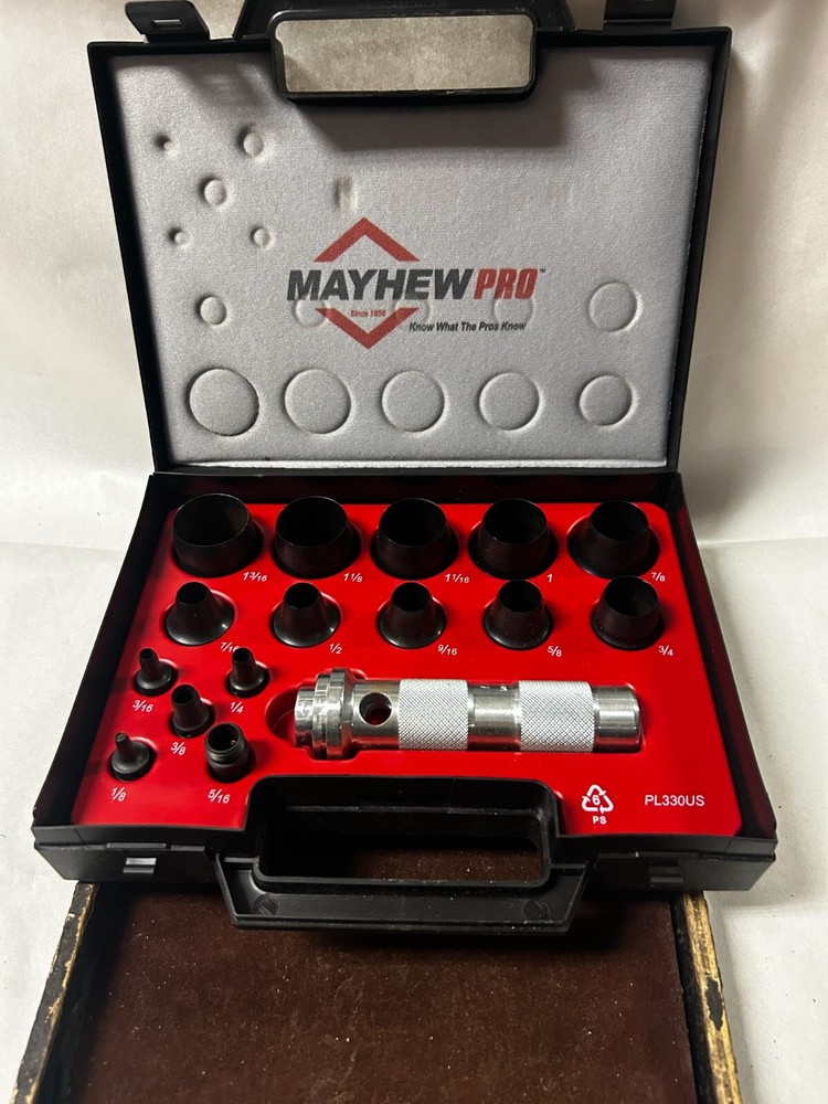 MACHINIST OfCe TOOL LATHE MILL Mayhew Pro 66000 Hollow Punche Punch Set