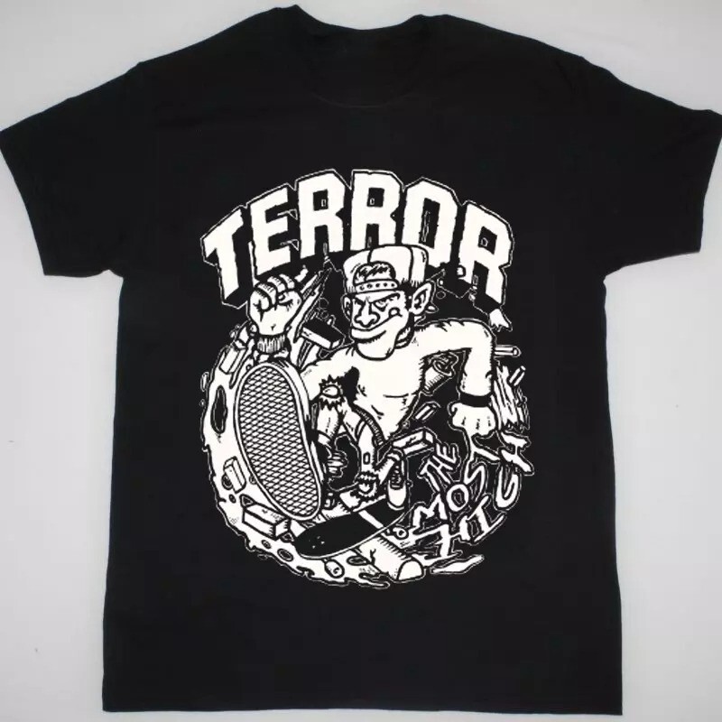 NEW Terror band Gift Fans Concert Tour Black All Size Shirt BL766