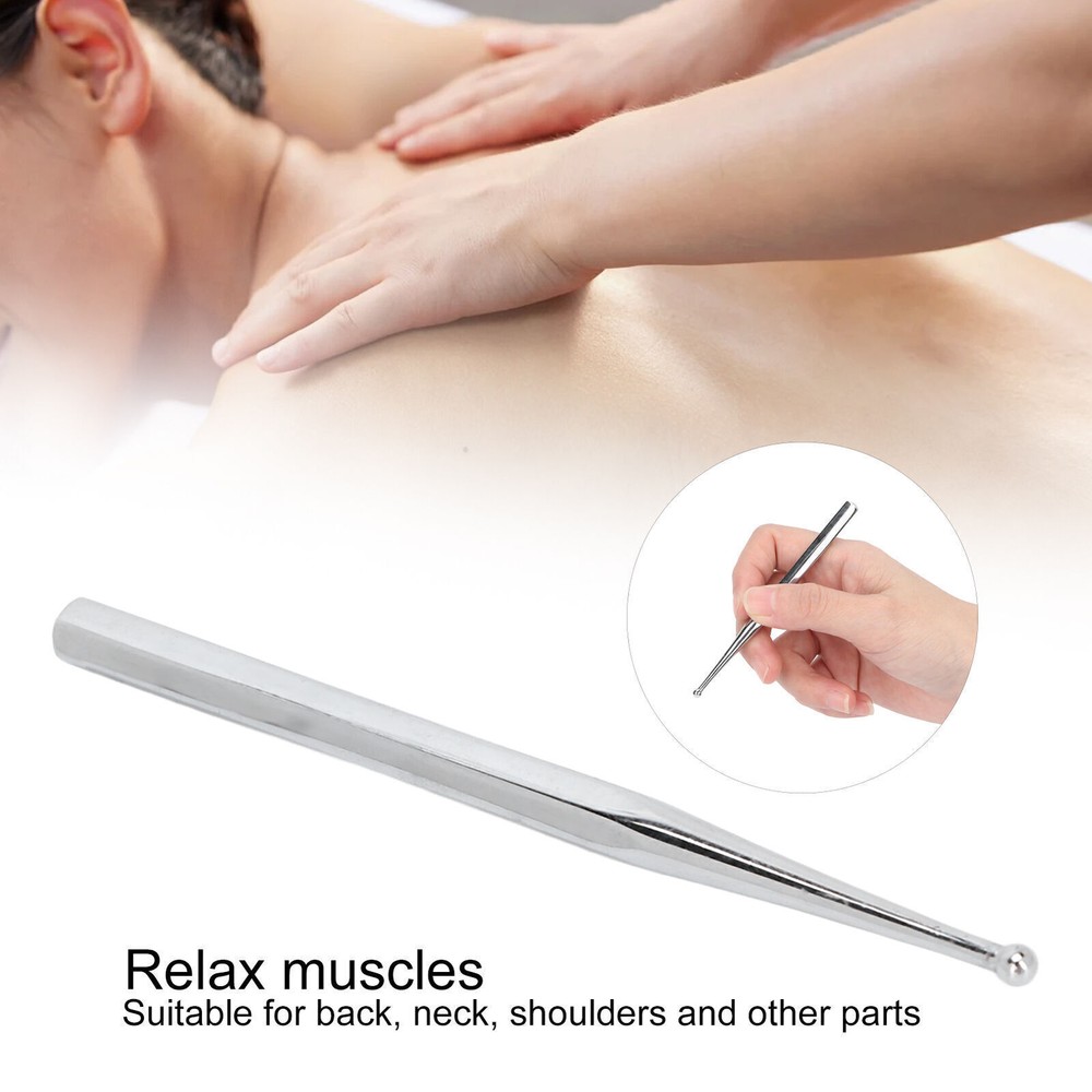 Stainless Steel Manual Acupuncture Pen for Trigger Point Pain Relief and Muscle Relaxation