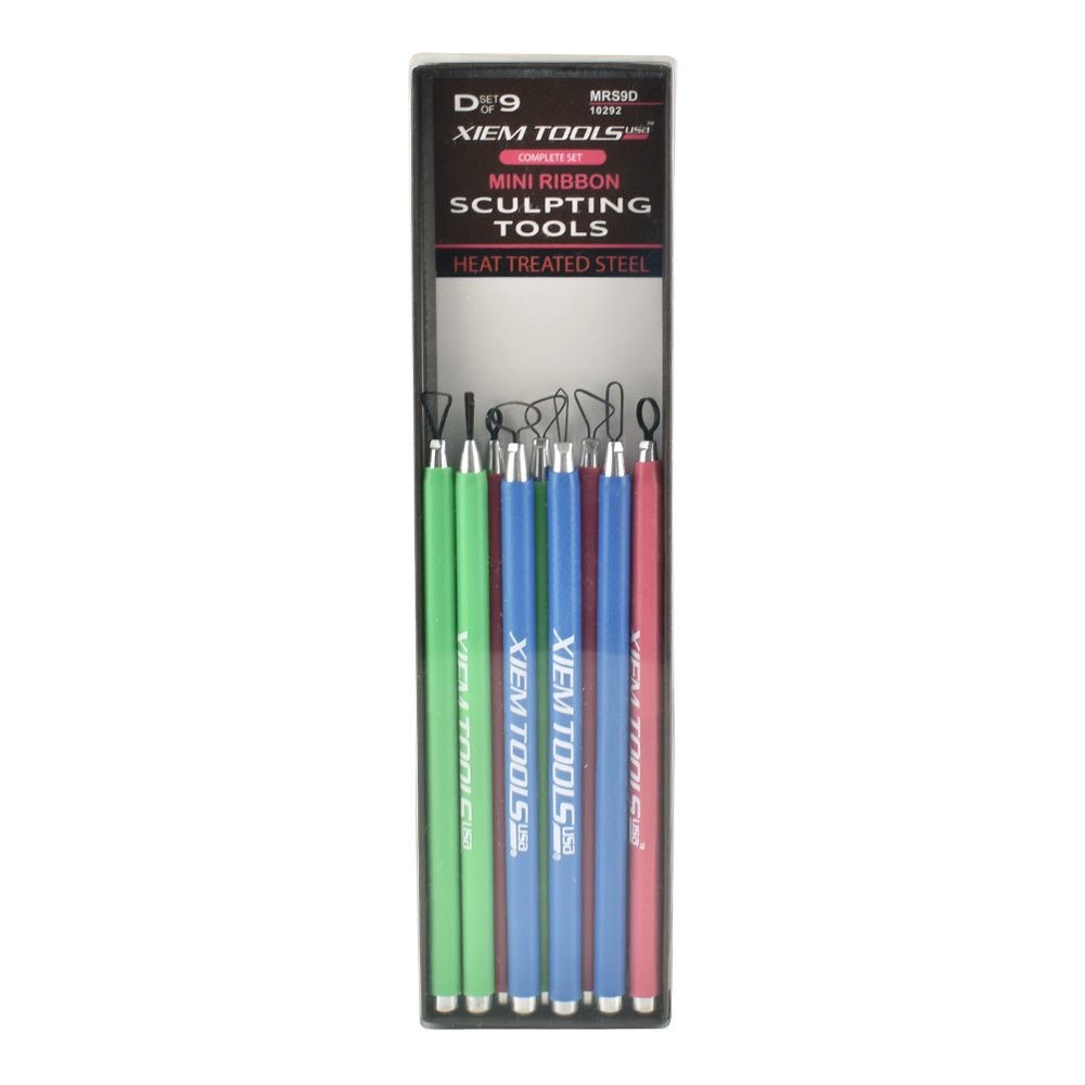 Xiem Tools USA Mini Ribbon Sculpting Tools Set Heat Treated Steel