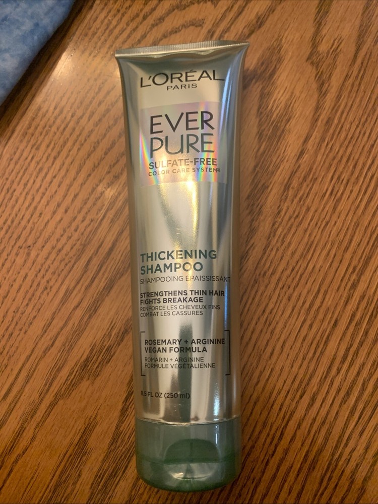 Loreal Paris Everstrong Thickening Sulfate Free Shampoo for Stronger Fuller Hair  