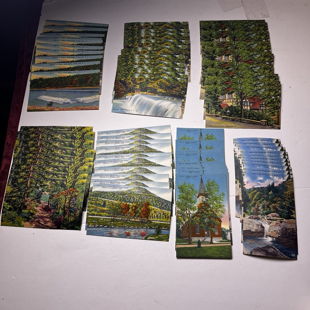 Vintage Postcard New York State Early 1900s USA Used Unused Color - 70 Total