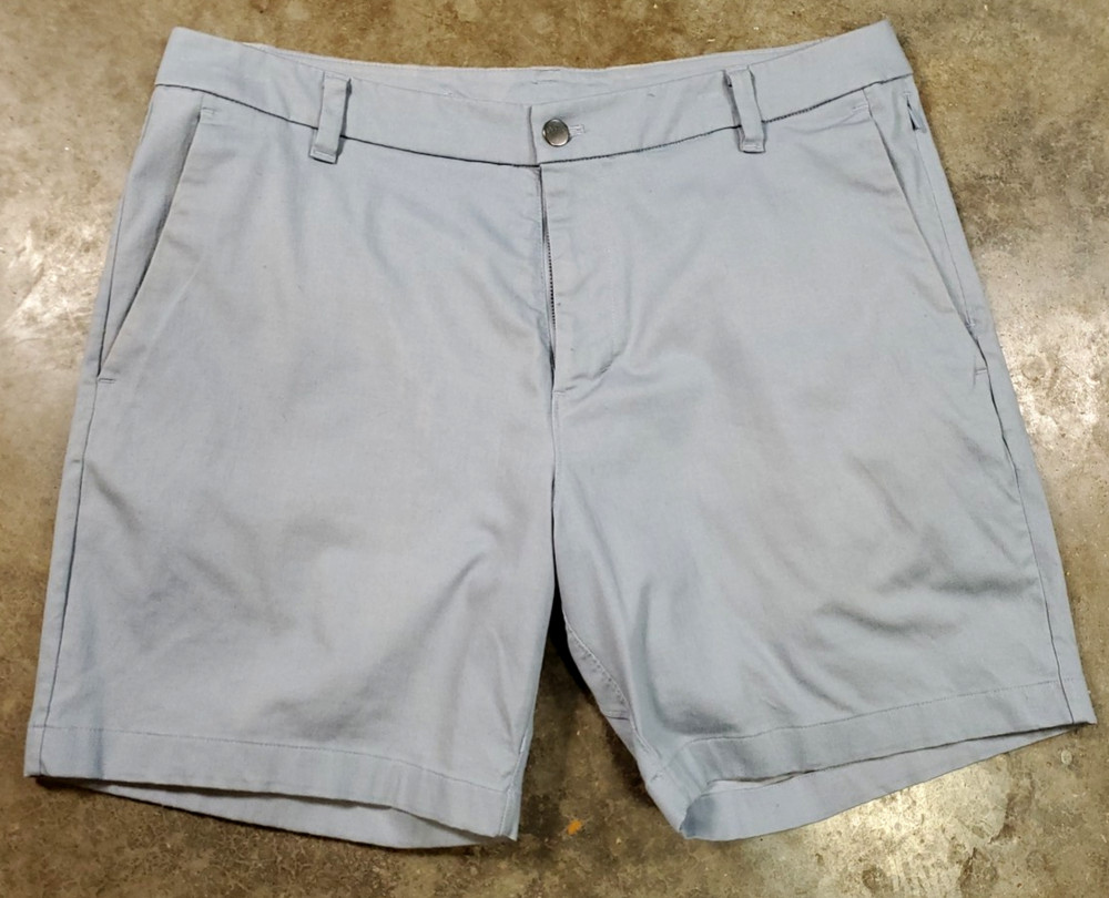 Lululemon Commission Shorts Light Blue Stretch Classic Chino Golf 7