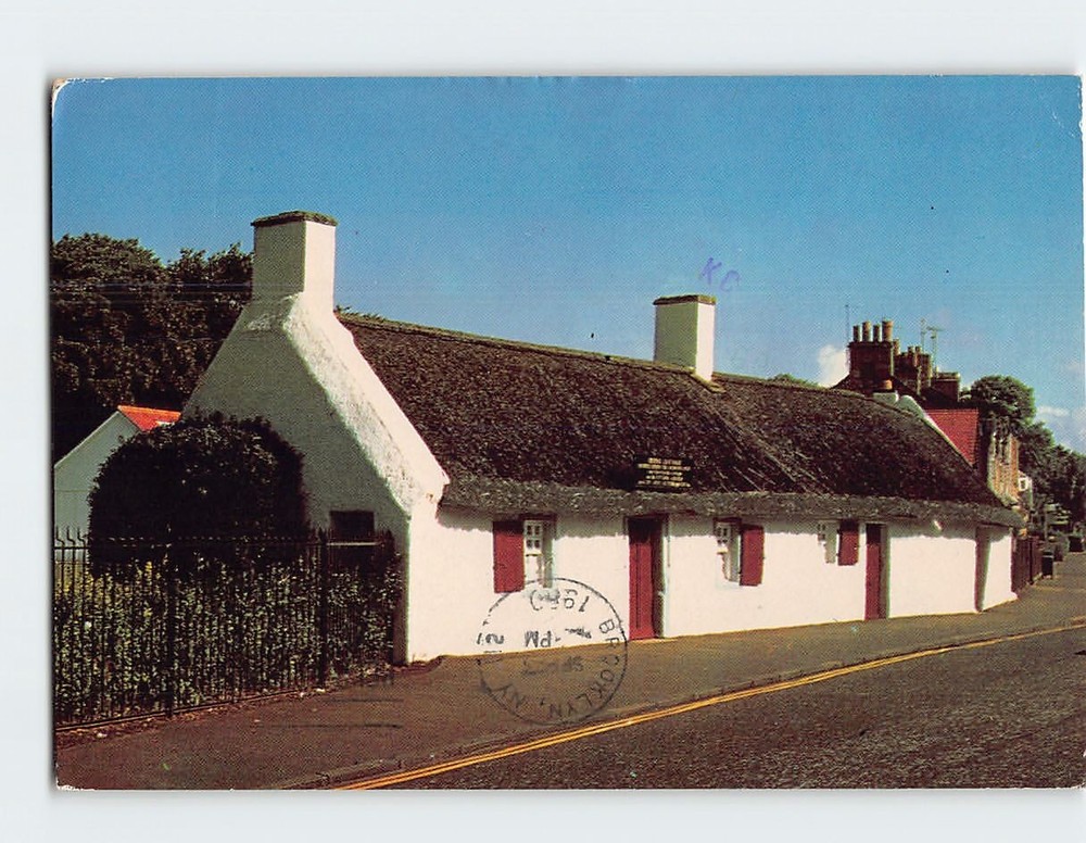 Postcard Burns Cottage, Alloway, Scotland