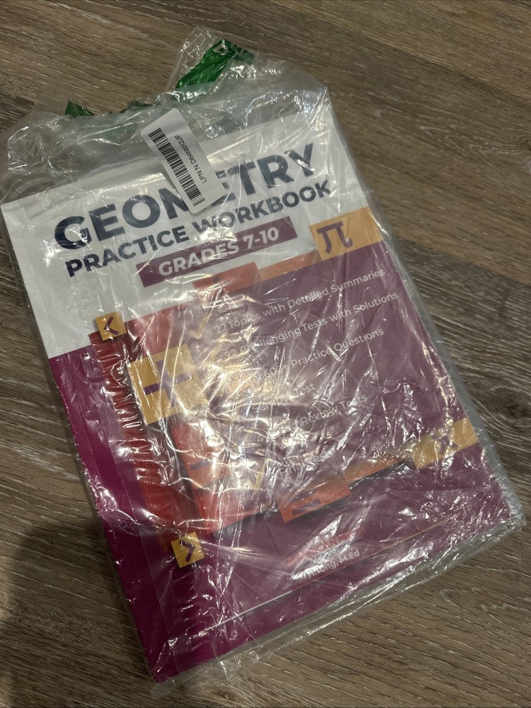 GEOMETRY PRACTICE WORKBOOK GRADES 7-10 FOR THE SAT & PSAT Highschool Math