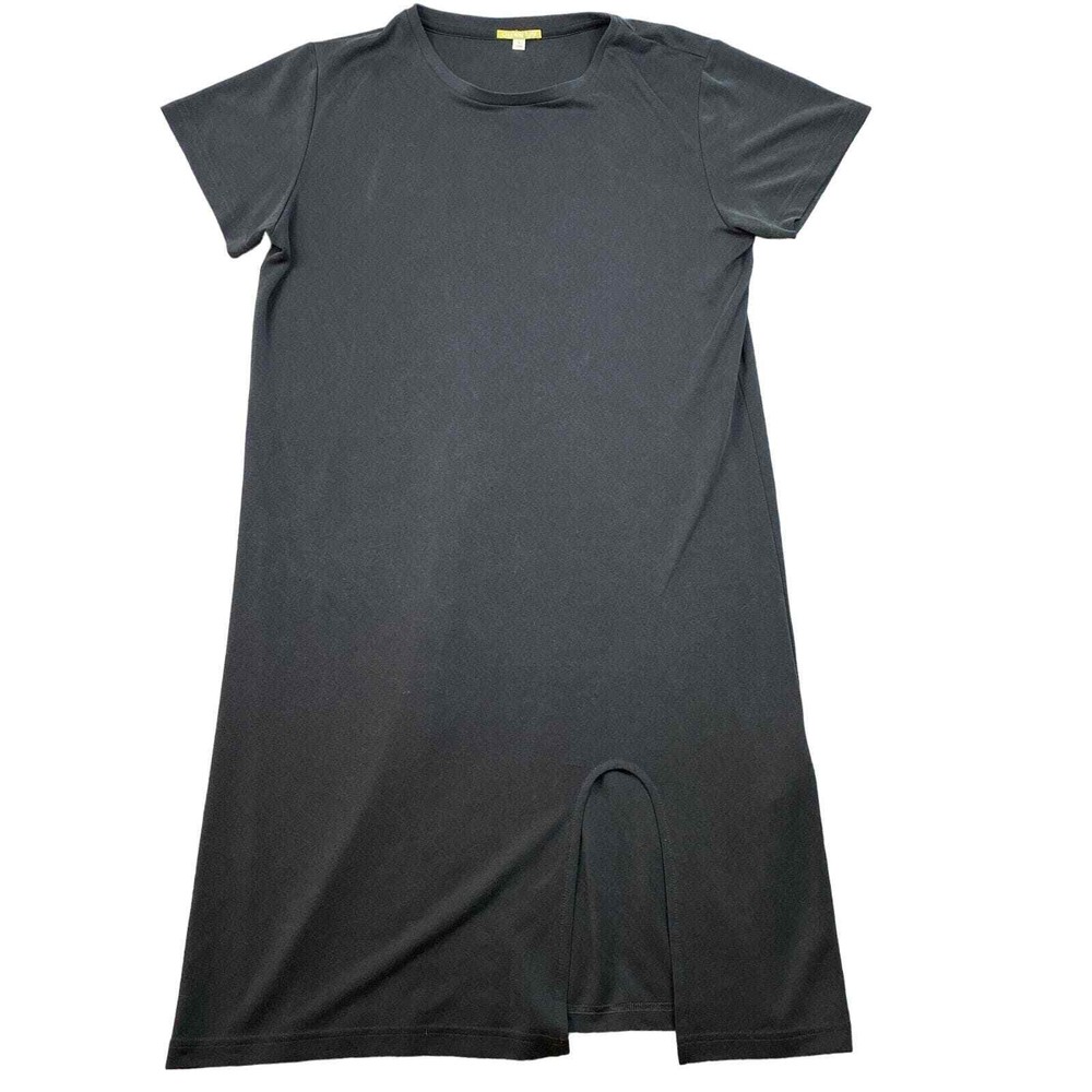 Gianni Bini Dress Womens Large black Stretch Slits