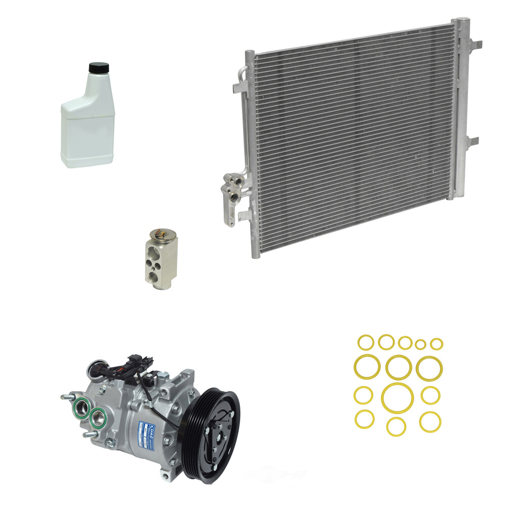 A/C Compressor Kit with Condenser UAC KT 5359A Replacement Kit