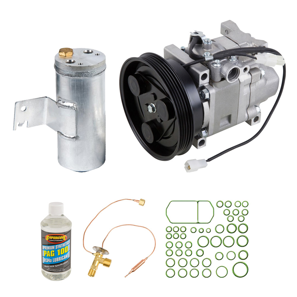 1999-2000 Mazda Protege OEM AC Compressor with A/C Repair Kit DAC