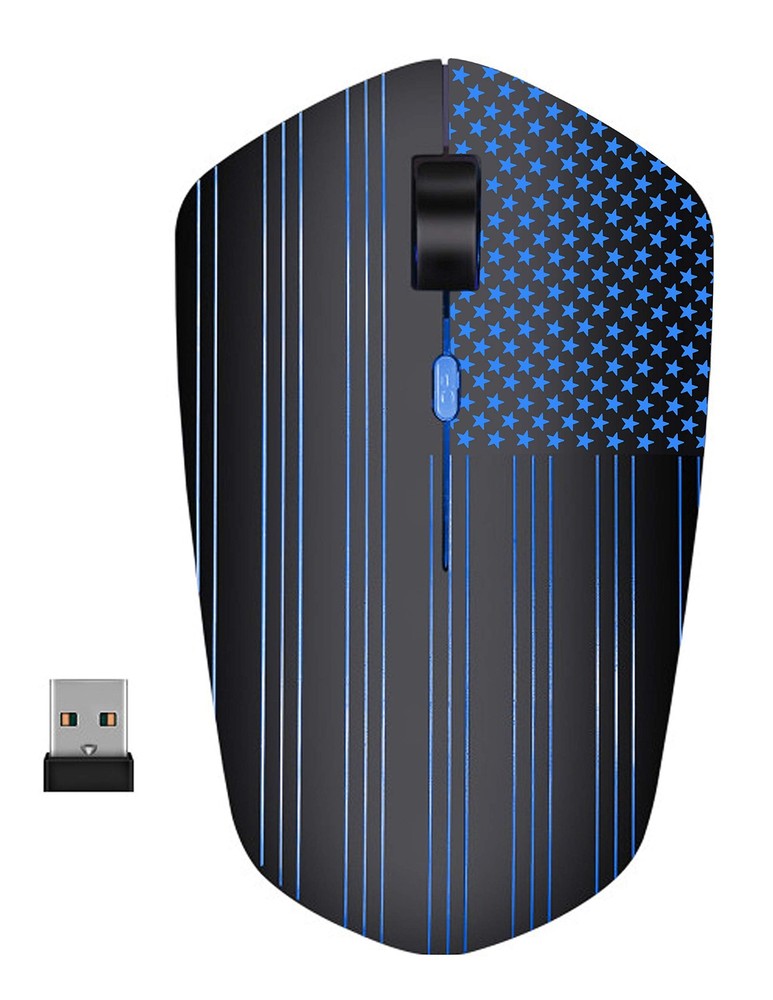 Rechargeable Wireless Mouse with Backlit Design, Li-Polymer Battery, Optical Sensor