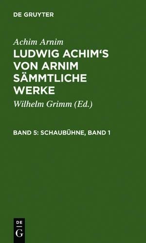 Achim Arnim Schaubühne, Band 1 (Hardback)Another great item from Rarewaves USA | Free delivery!