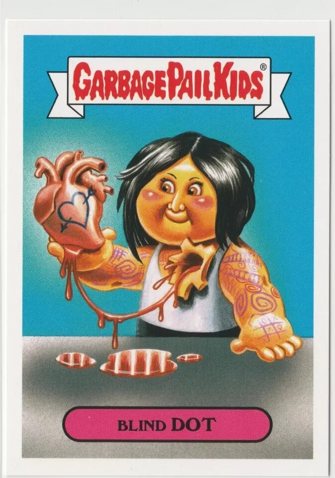 Blind Dot 5a Garbage Pail Kids GPK 2016 Prime Slime Trashy TV Card