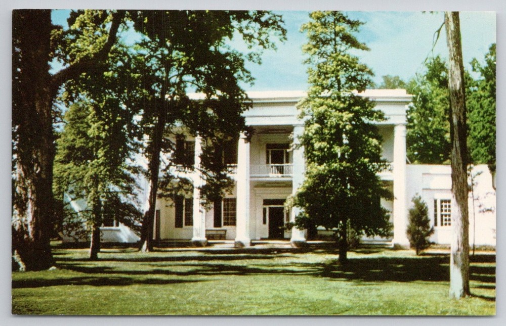 Andrew Jackson's Hermitage Nashville TN Curteichcolor Postcard