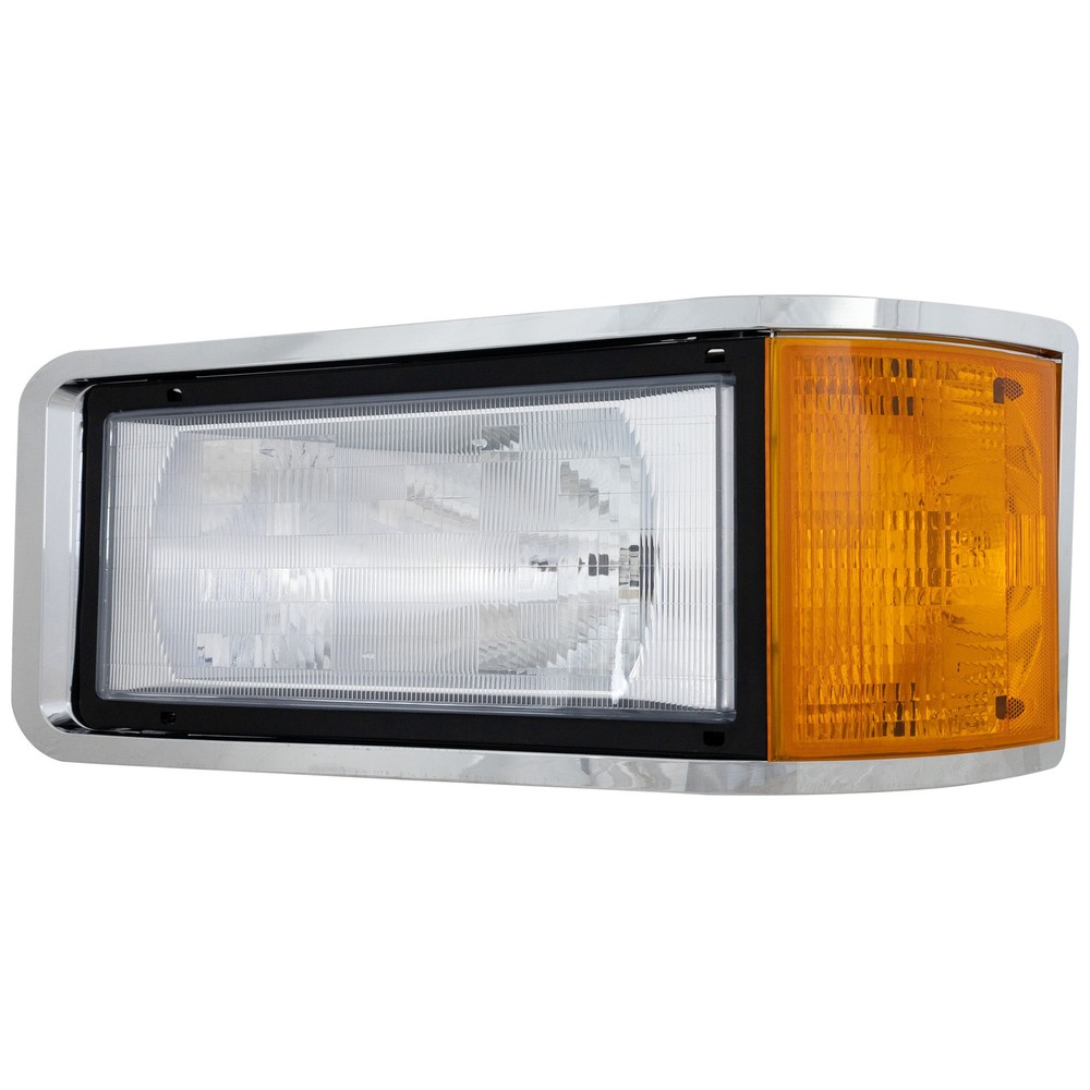 For 91-07 Mack CL/CH Halogen Headlight w/Bulb Amber Turn Signal Lamp Right Side