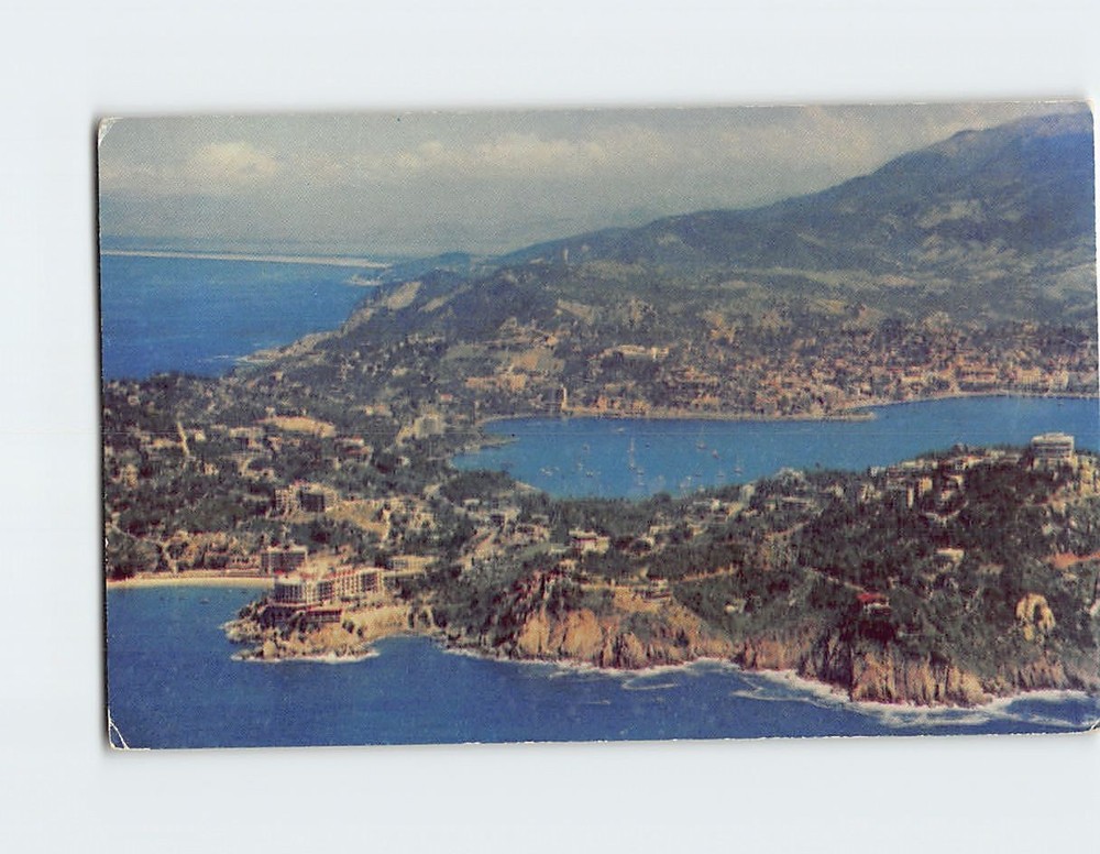 Postcard Aerial View Acapulco Mexico